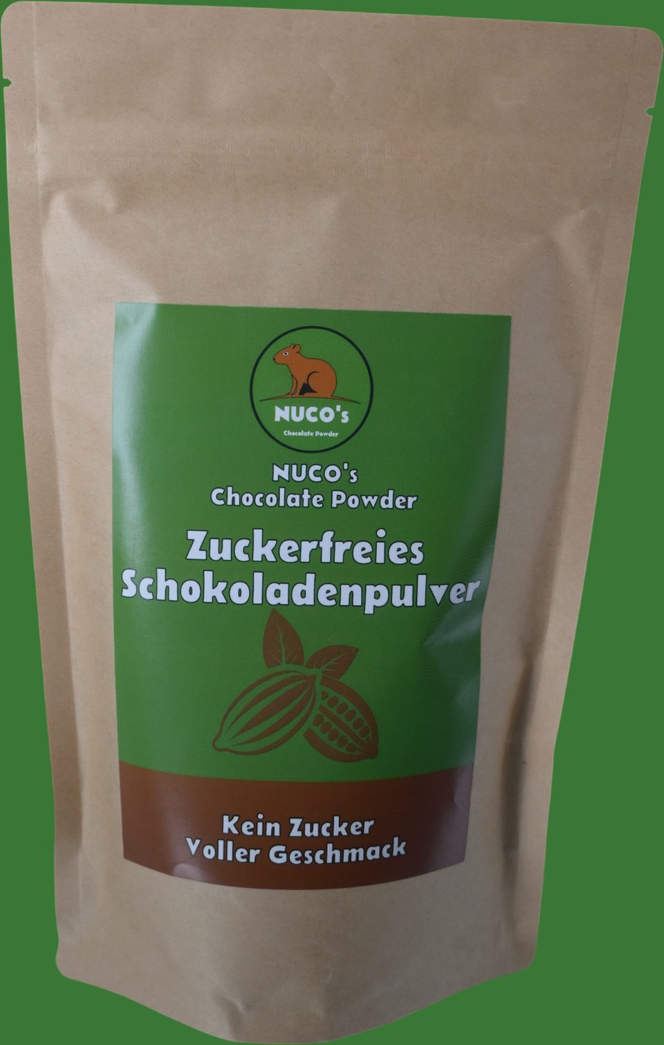 NUCO's Zuckerfreies Schokoladenpulver